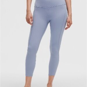 Lululemon Align Leggings 25” with pockets Blue Willow size 4